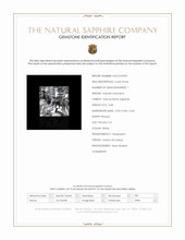 0.48 Ct. White Sapphire from Ceylon (Sri Lanka) Scan Report