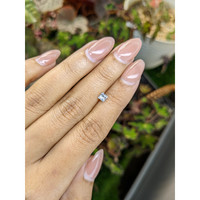 0.48 Ct. White Sapphire from Ceylon (Sri Lanka) Life Style