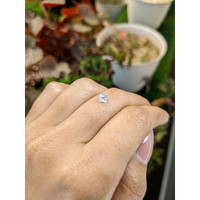 0.48 Ct. White Sapphire from Ceylon (Sri Lanka) Life Style