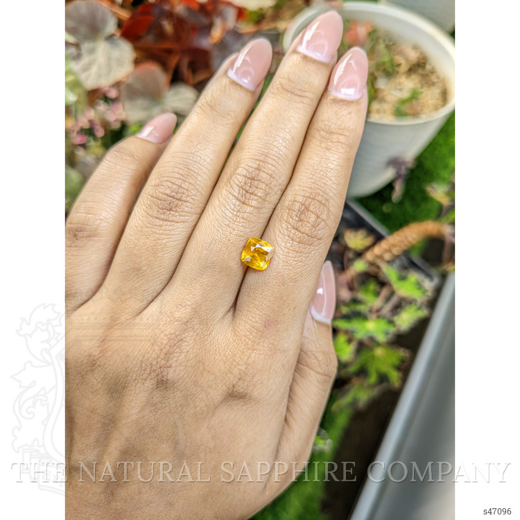 1.95 Ct. Yellow Sapphire from Ceylon (Sri Lanka)
