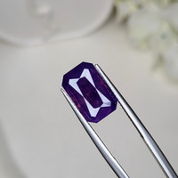 7.87 Ct. Pinkish Purple Sapphire from Ceylon (Sri Lanka) Life Style