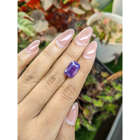 7.87 Ct. Pinkish Purple Sapphire from Ceylon (Sri Lanka) Life Style