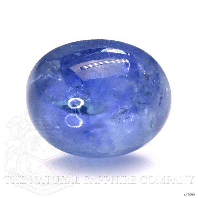 2.57 Ct. Blue Cabochon Sapphire from Ceylon (Sri Lanka)