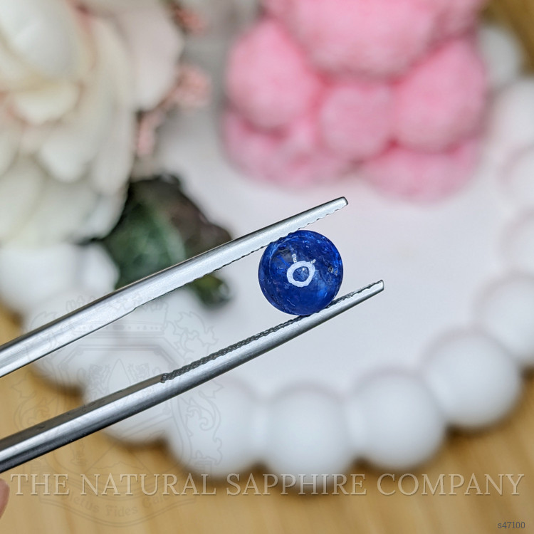 2.08 Ct. Blue Cabochon Sapphire from Ceylon (Sri Lanka)