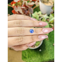 1.93 Ct. Blue Cabochon Sapphire from Ceylon (Sri Lanka) Life Style