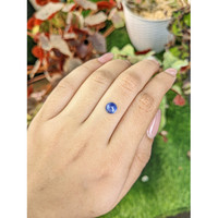 1.46 Ct. Blue Cabochon Sapphire from Ceylon (Sri Lanka) Life Style