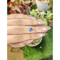 1.46 Ct. Blue Cabochon Sapphire from Ceylon (Sri Lanka) Life Style