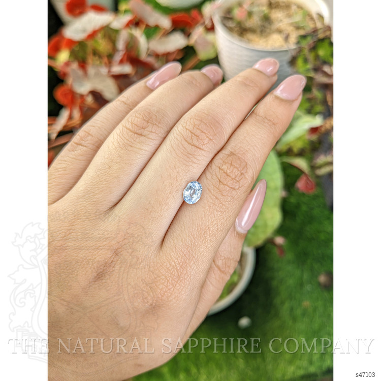 1.14 Ct. Blue Sapphire from Ceylon (Sri Lanka)
