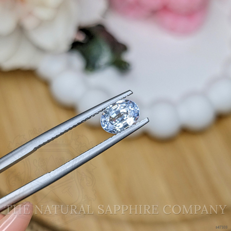 1.14 Ct. Blue Sapphire from Ceylon (Sri Lanka)