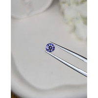 0.54 Ct. Purplish Blue Sapphire from Ceylon (Sri Lanka) Life Style