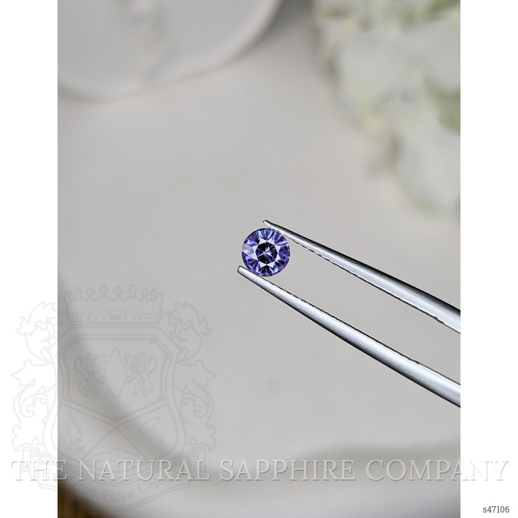 0.54 Ct. Purplish Blue Sapphire from Ceylon (Sri Lanka)