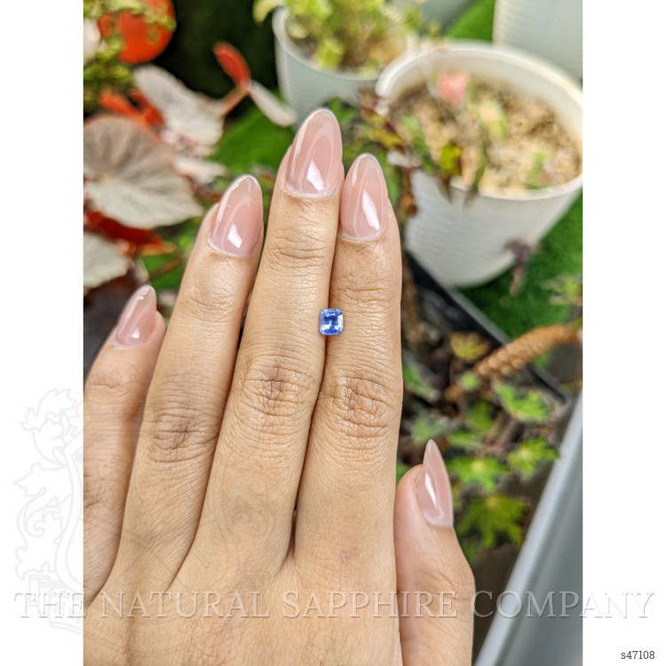 0.52 Ct. Blue Sapphire from Ceylon (Sri Lanka)