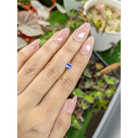 0.52 Ct. Blue Sapphire from Ceylon (Sri Lanka) Life Style