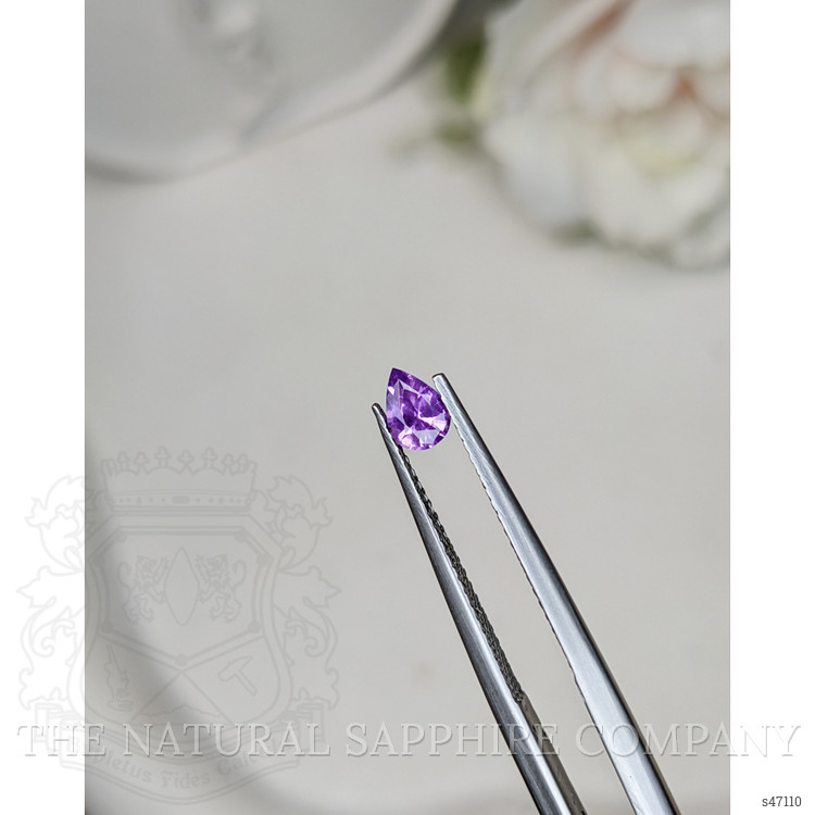 0.40 Ct. Pinkish Purple Sapphire from Ceylon (Sri Lanka)