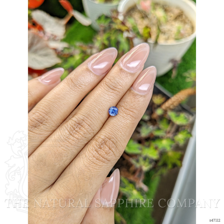 0.56 Ct. Blue Sapphire from Ceylon (Sri Lanka)