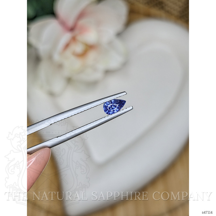 0.47 Ct. Blue Sapphire from Ceylon (Sri Lanka)