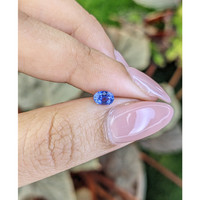 0.49 Ct. Blue Sapphire from Ceylon (Sri Lanka) Life Style