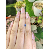 0.45 Ct. Blue Sapphire from Ceylon (Sri Lanka) Life Style
