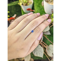 0.35 Ct. Blue Sapphire from Ceylon (Sri Lanka) Life Style