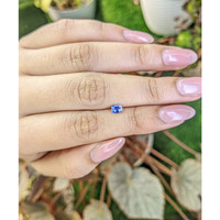 0.35 Ct. Blue Sapphire from Ceylon (Sri Lanka) Life Style