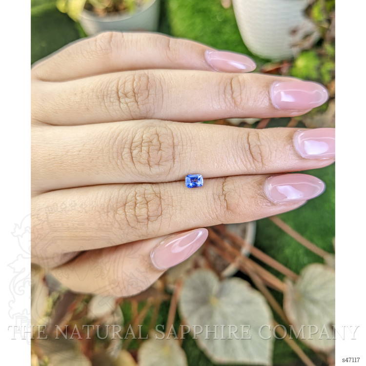 0.35 Ct. Blue Sapphire from Ceylon (Sri Lanka)