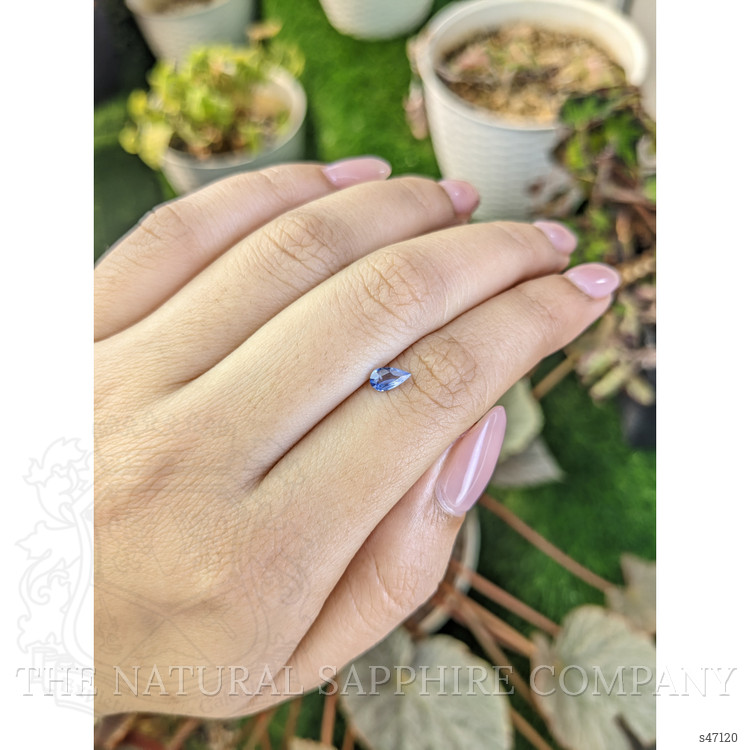 0.34 Ct. Blue Sapphire from Ceylon (Sri Lanka)