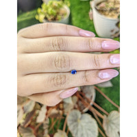 0.39 Ct. Blue Sapphire from Ceylon (Sri Lanka) Life Style