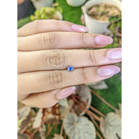 0.42 Ct. Blue Sapphire from Ceylon (Sri Lanka) Life Style
