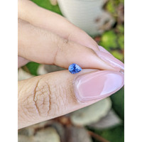 0.42 Ct. Blue Sapphire from Ceylon (Sri Lanka) Life Style