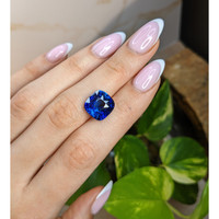 10.19 Ct. Blue Sapphire from Ceylon (Sri Lanka) Life Style