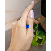 5.02 Ct. Blue Sapphire from Ceylon (Sri Lanka) Life Style