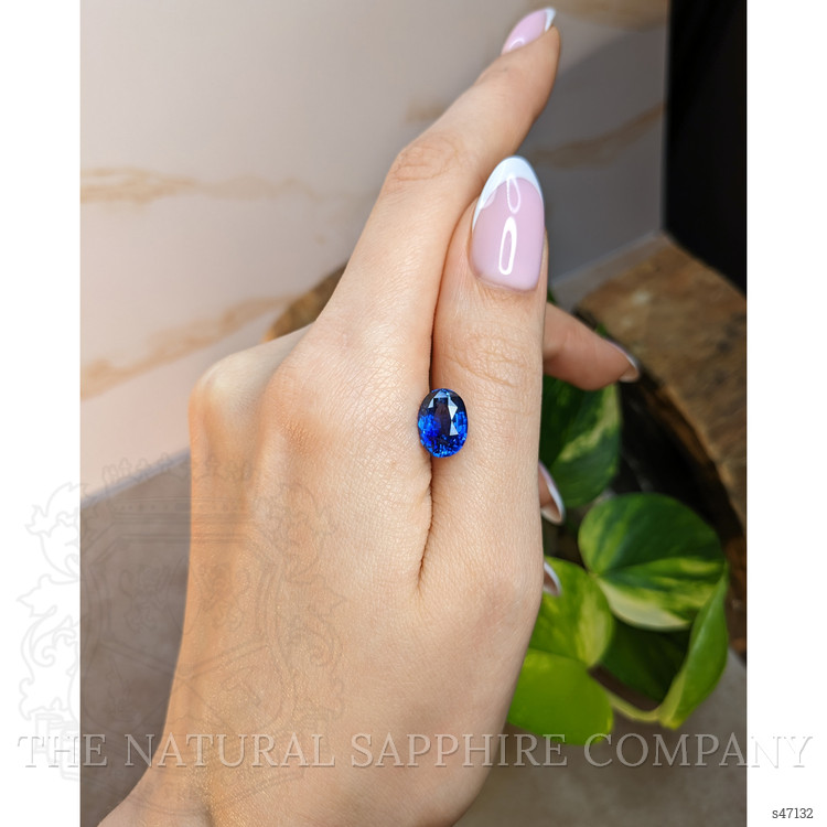 5.02 Ct. Blue Sapphire from Ceylon (Sri Lanka)