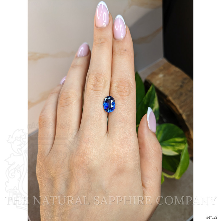 5.02 Ct. Blue Sapphire from Ceylon (Sri Lanka)