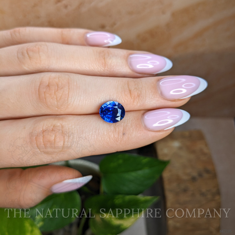 5.01 Ct. Blue Sapphire from Ceylon (Sri Lanka)