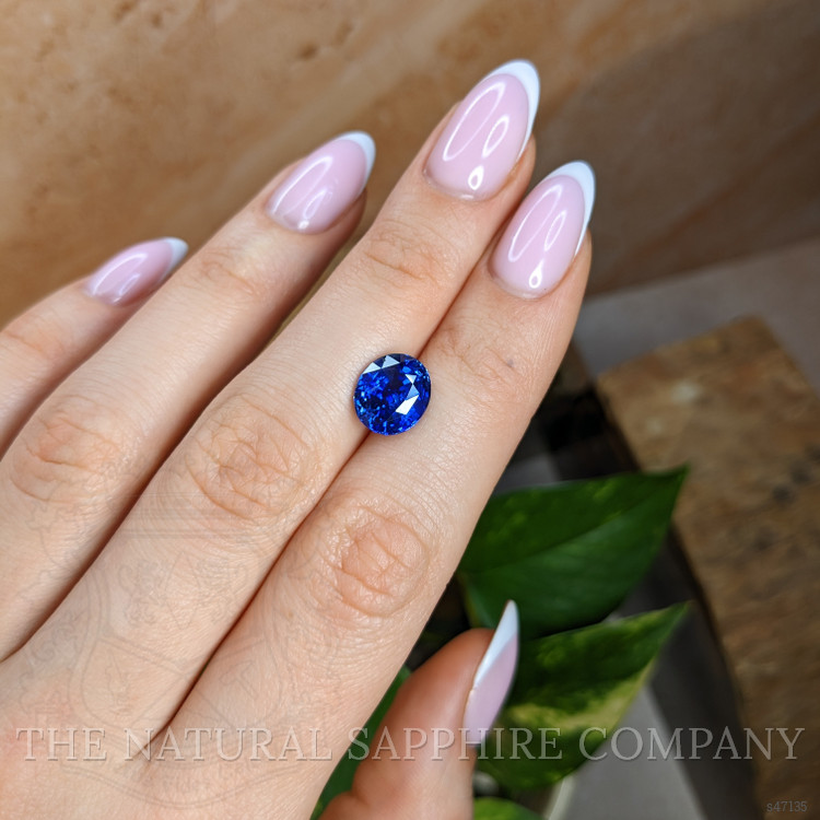 5.01 Ct. Blue Sapphire from Ceylon (Sri Lanka)