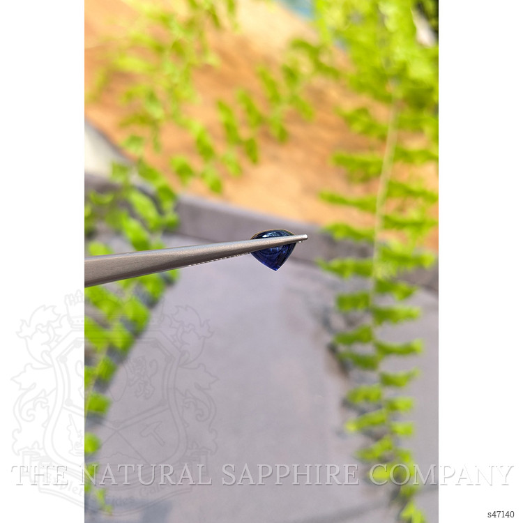 4.65 Ct. Blue Cabochon Sapphire from Ceylon (Sri Lanka)