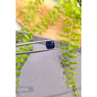 4.65 Ct. Blue Cabochon Sapphire from Ceylon (Sri Lanka) Life Style