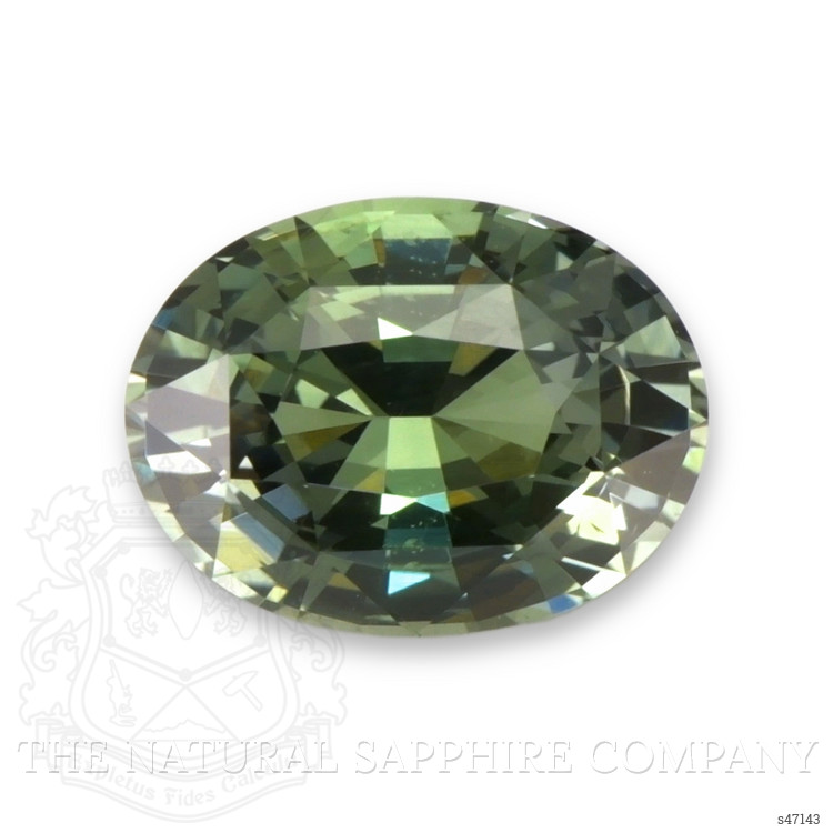 3.10 Ct. Green Sapphire from Ceylon (Sri Lanka)