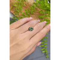 3.10 Ct. Green Sapphire from Ceylon (Sri Lanka) Life Style