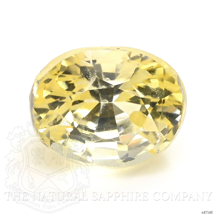 0.88 Ct. Yellow Sapphire from Ceylon (Sri Lanka)