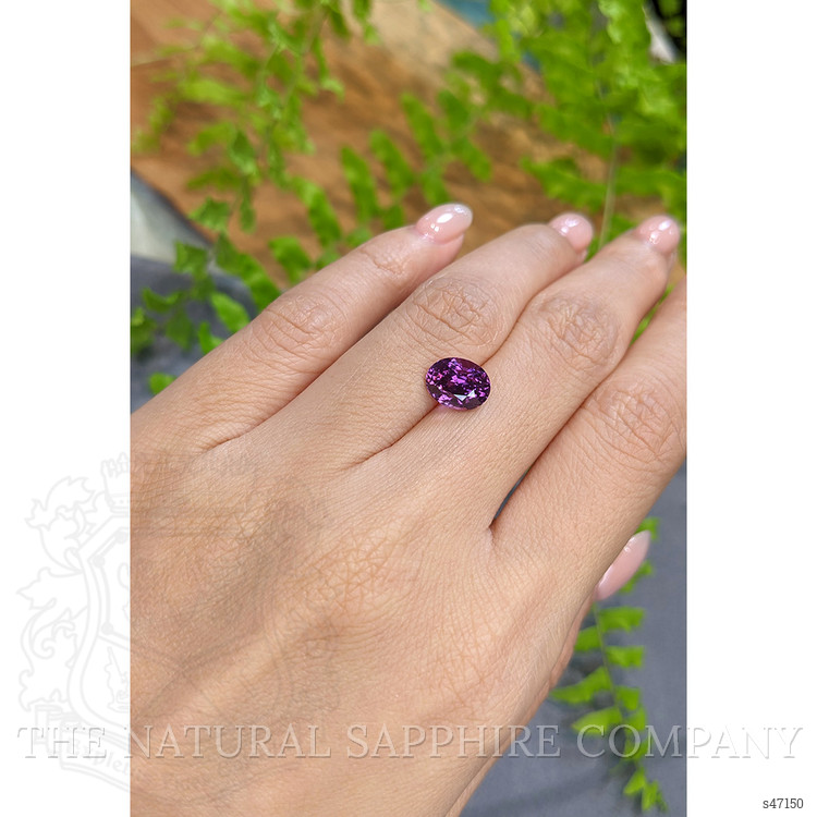 3.05 Ct. Pinkish Purple Sapphire from Ceylon (Sri Lanka)