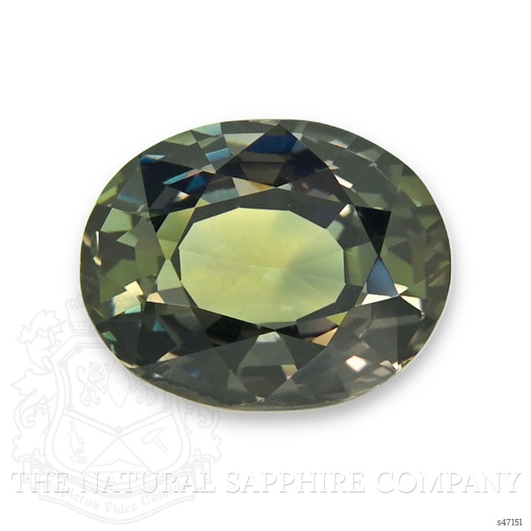 4.06 Ct. Yellowish Green Sapphire from Africa