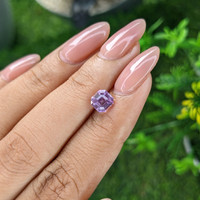 1.58 Ct. Purplish Pink Sapphire from Ceylon (Sri Lanka) Life Style