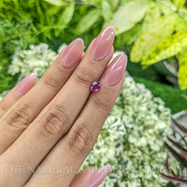 1.01 Ct. Pinkish Purple Sapphire from Madagascar