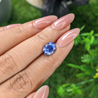 2.55 Ct. Blue Sapphire from Ceylon (Sri Lanka) Life Style