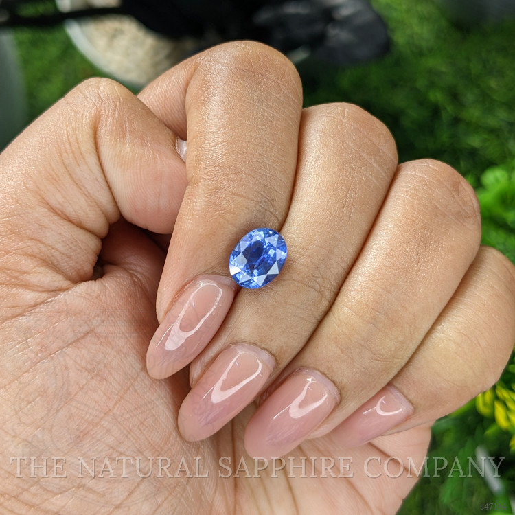 2.55 Ct. Blue Sapphire from Ceylon (Sri Lanka)
