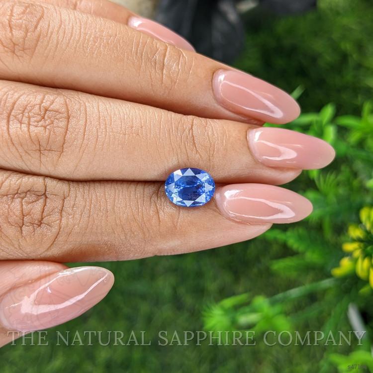 2.55 Ct. Blue Sapphire from Ceylon (Sri Lanka)