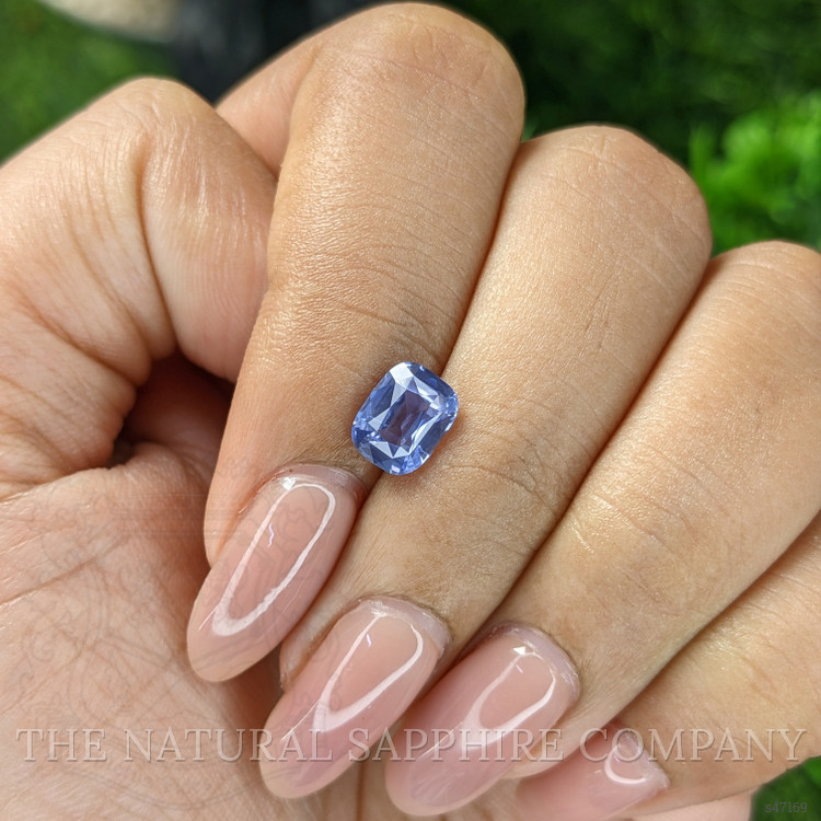 1.58 Ct. Bluish Purple Sapphire from Ceylon (Sri Lanka)