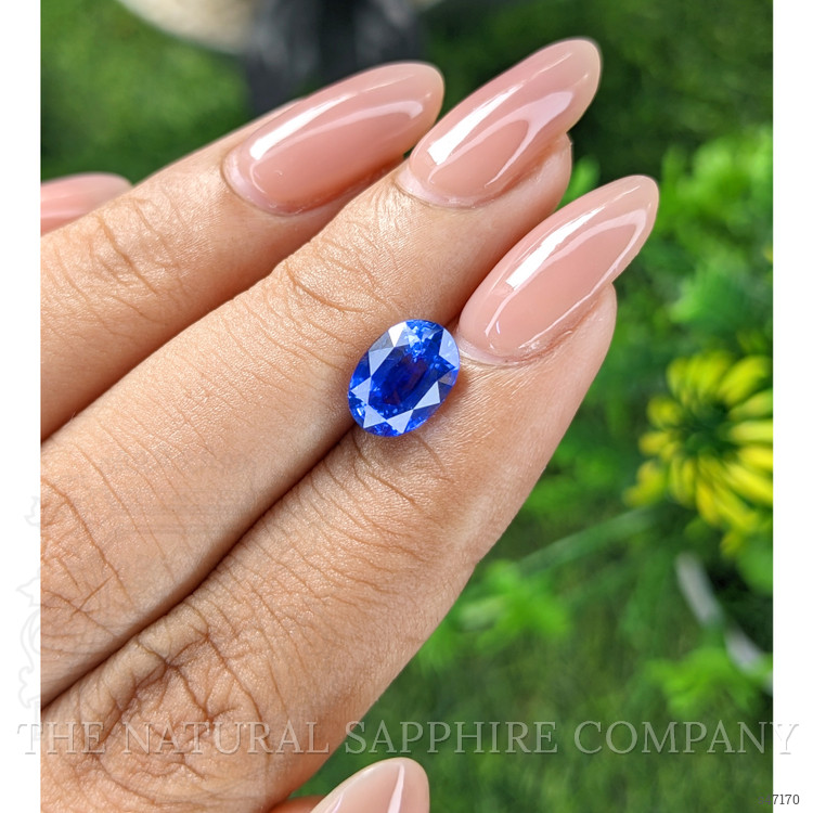 2.50 Ct. Blue Sapphire from Ceylon (Sri Lanka)