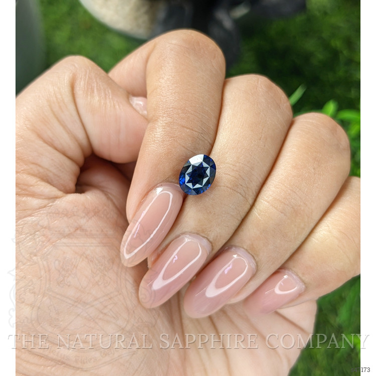 2.52 Ct. Blue Sapphire from Ceylon (Sri Lanka)